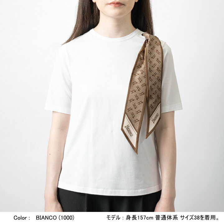 楽天市場】ヘルノ HERNO Tシャツ JG000219D レディース スカーフ付き 