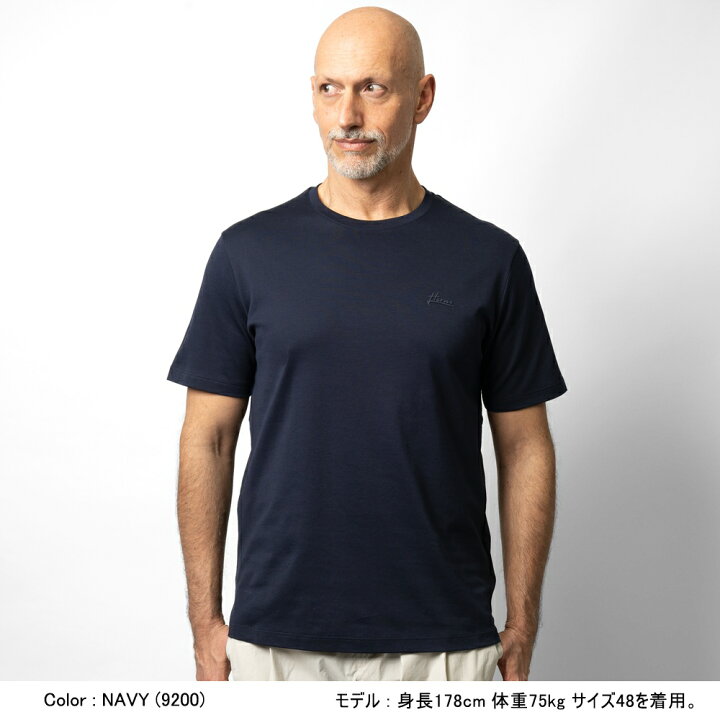 楽天市場】ヘルノ HERNO Tシャツ クルーネック JG00023UR ネイビー 