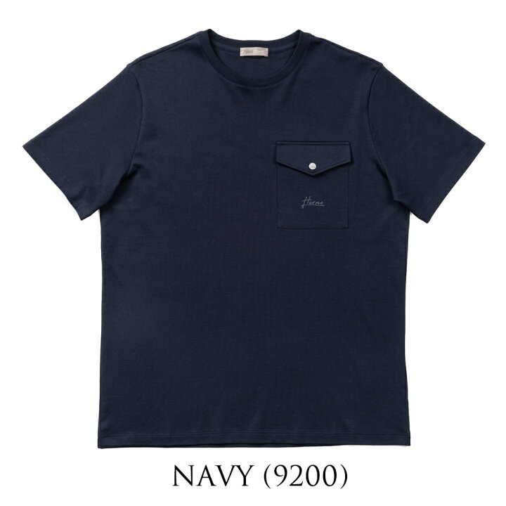 楽天市場】ヘルノ HERNO Tシャツ クルーネック JG00027UR ネイビー 