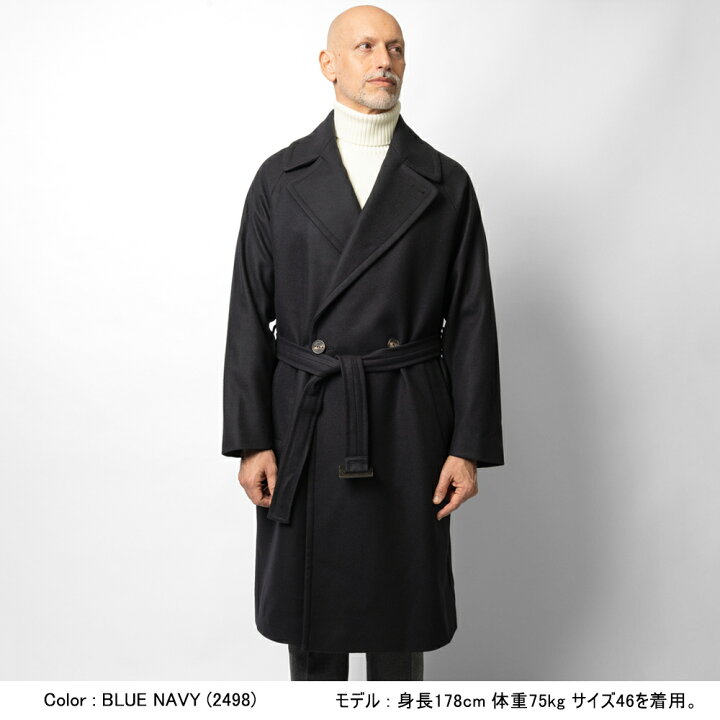 楽天市場】イーヴォ HEVO ベルテッドコート ダブルブレスト BRINDISI  