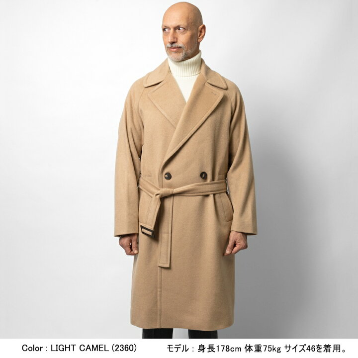 楽天市場】イーヴォ HEVO ダブルブレスト ベルテッドコート BRINDISI  