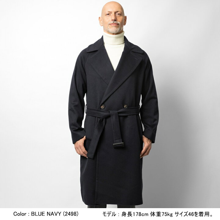 楽天市場】【返品不可】イーヴォ HEVO ダブルブレスト ベルテッド 