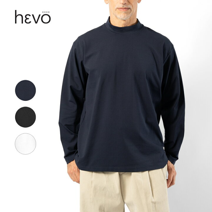 楽天市場】イーヴォ HEVO モックネック長袖Tシャツ オーバーサイズ 