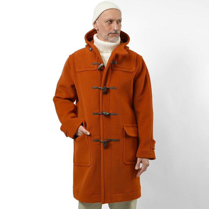 楽天市場 インバーティア Invertere ダッフルコート Newton Abbot Long Length Duffle Coa オレンジ ネイビー キャメル ブラック Grandpere
