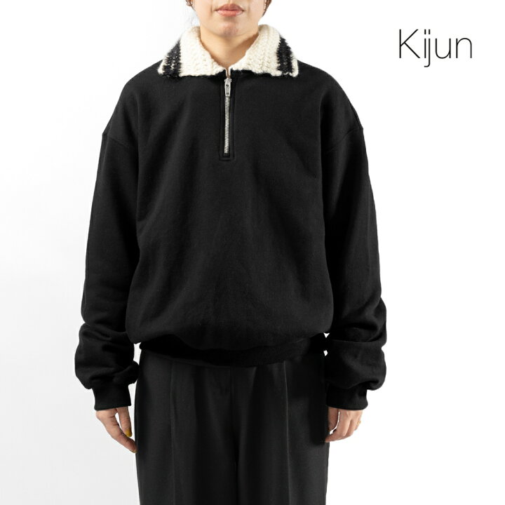 楽天市場】【返品不可】キジュン KIJUN スウェット ハーフジップ 