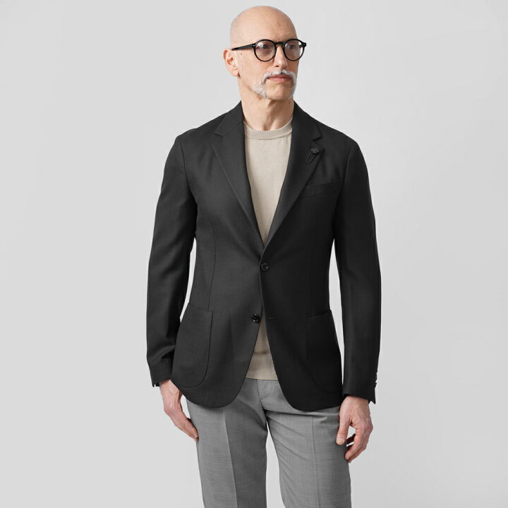 楽天市場】ラルディーニ LARDINI ジャケット ブラック ES949E 