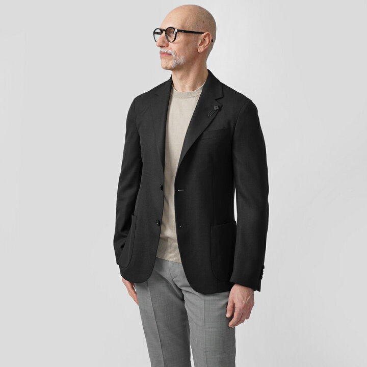 楽天市場】ラルディーニ LARDINI ジャケット ブラック ES949E 