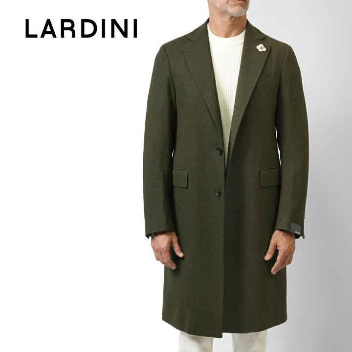 楽天市場 返品不可 ラルディーニ Lardini チェスターコート Ip オリーブ グリーン 21秋冬 イタリア ビジネス メンズ Grandpere