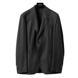 【返品不可】ラルディーニ LARDINI ジャケット ネイビー EQ949E-EQEL62710 シングル テーラードジャケット ホップサック ストレッチ EASY WEAR 24SS 春 夏 メンズ ビジネス ブランド開き見せ サイドベンツ 高級 クラシコ イタリア おしゃれ