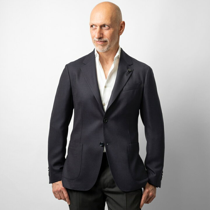 楽天市場】【返品不可】ラルディーニ LARDINI ジャケット ネイビー  
