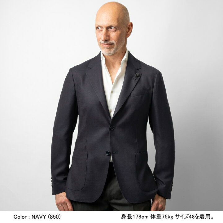 楽天市場】【返品不可】ラルディーニ LARDINI ジャケット ネイビー  