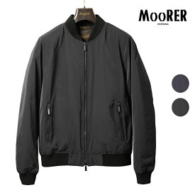 ムーレー MOORER ボンバージャケット ダウン BADOERI-D6 MA-1 ma-1 ダウンジャケット NERO ブラック 黒 DARK BLUE ネイビー メンズアウター MA1 ブルゾン メンズ ダウンジャケット ブランド ミリタリー アウター メンズアウター 冬 イタリア ブランド 秋冬 おしゃれ