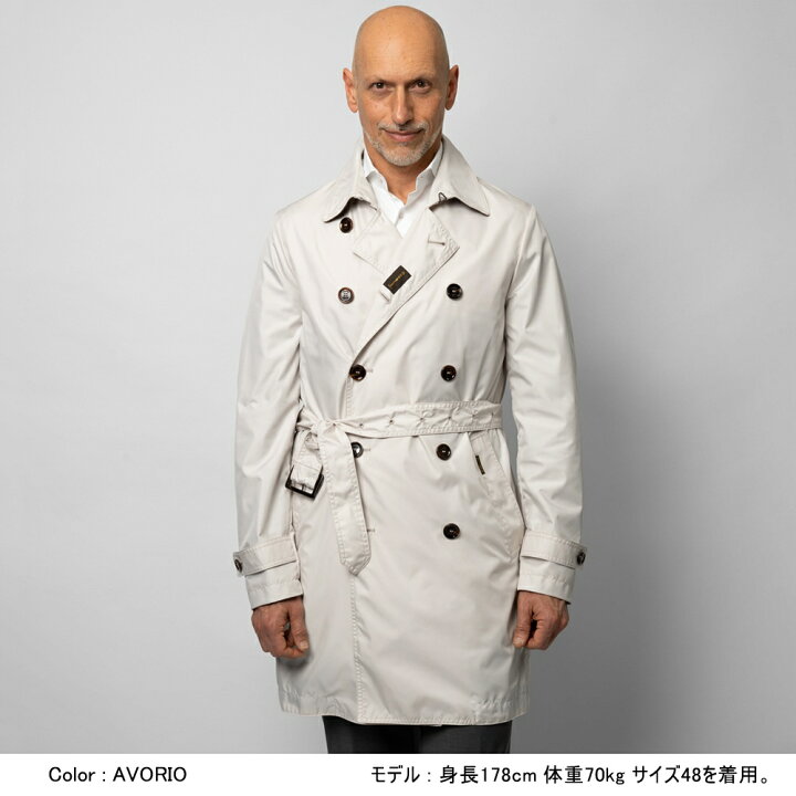 楽天市場】【返品不可】ムーレー moorer トレンチコート ナイロン 