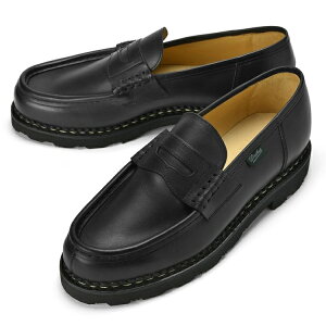 【大きいサイズ特価】パラブーツ PARABOOT ランス REIMS ブラック LIS-NOIR カーフ ローファー ノルウィージャン製法 メンズ ビジネスシューズ メンズ革靴 高品質 メンズ ブランド 履き心地 紳士靴