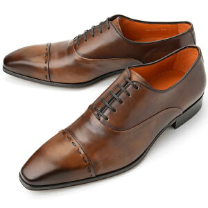 【クリアランス】PERTINI ペルティニ ストレートチップ 22186 ブラウン【ドレスシューズ 革靴 ビジネスシューズ メンズ インポート】