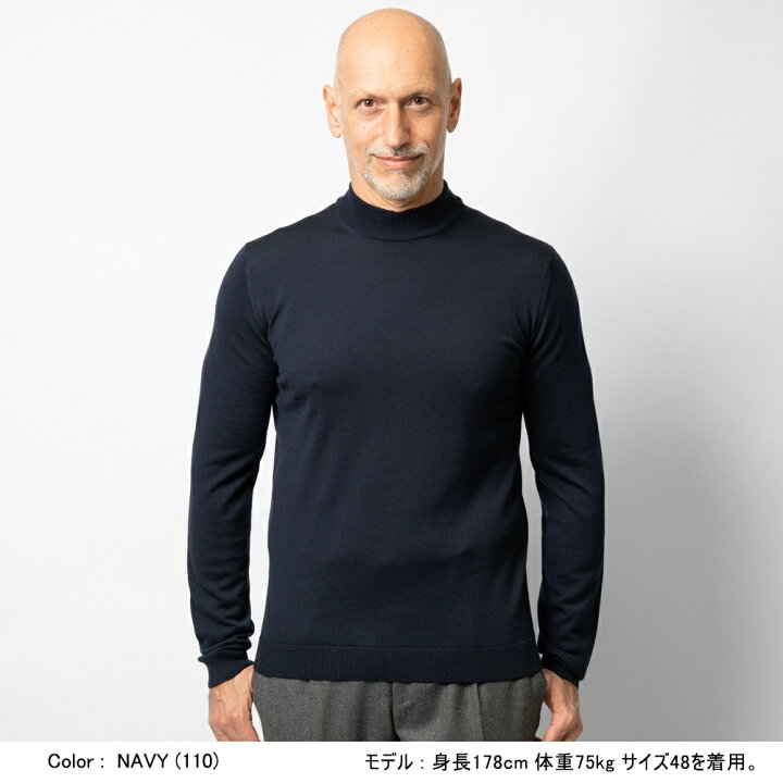 楽天市場】ロベルトコリーナ ニット モックネック 1006 ハイゲージ  