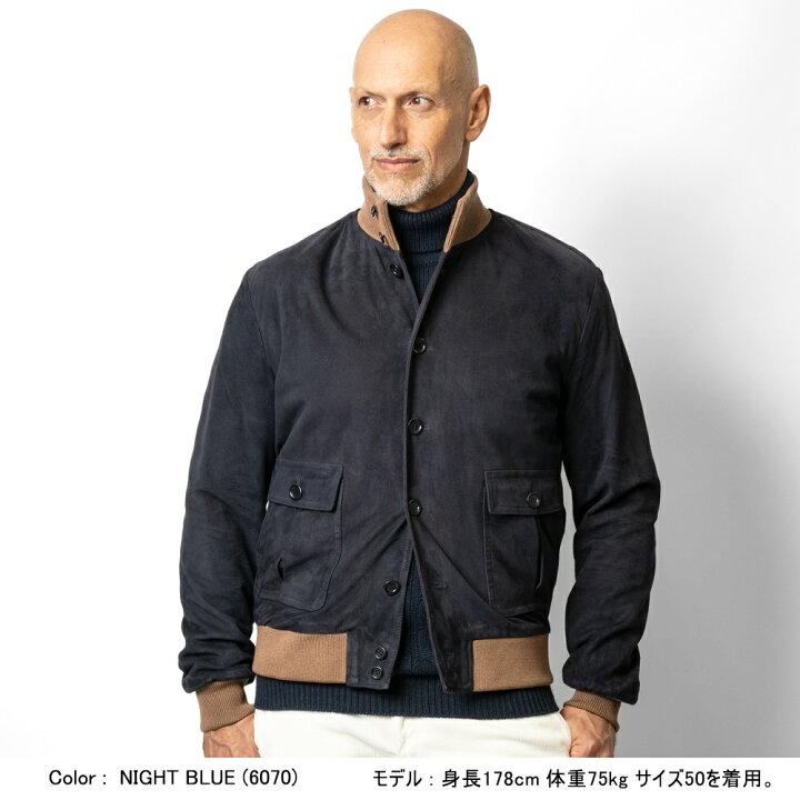 楽天市場】【返品不可】RENZO CENCI レンツォチェンチ レザーブルゾン 
