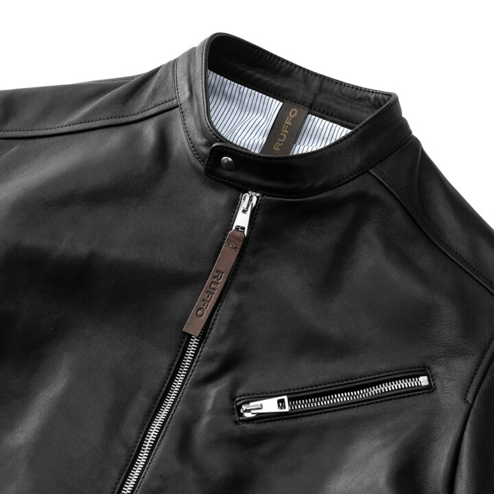 楽天市場】【返品不可】ルッフォ RUFFO ライダース レザージャケット 