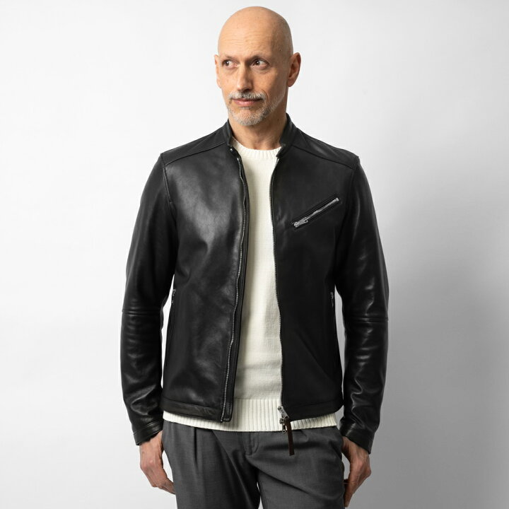 楽天市場】【返品不可】ルッフォ RUFFO ライダース レザージャケット  