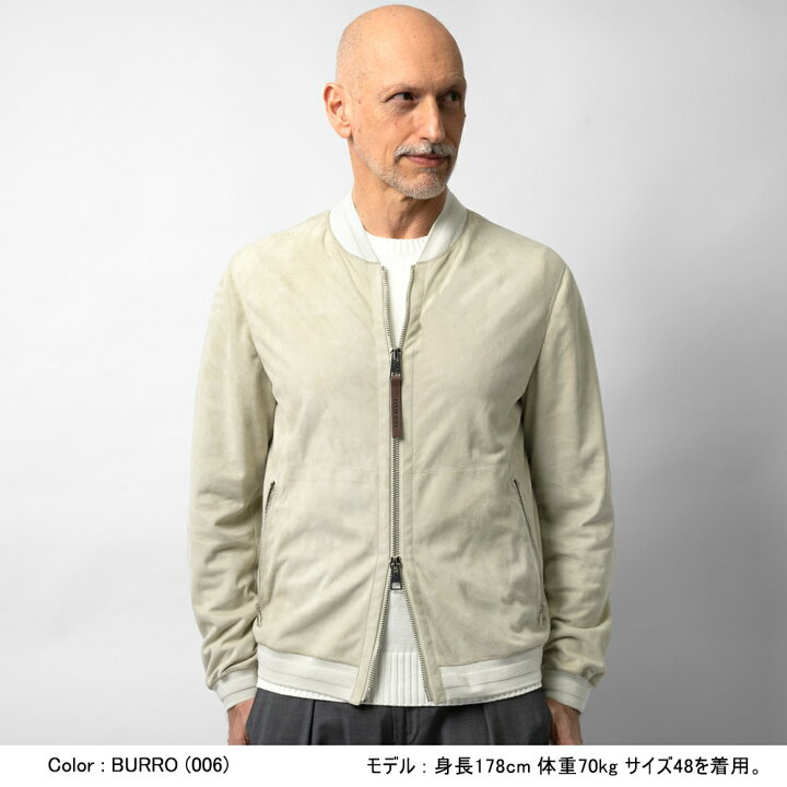 楽天市場】【返品不可】ルッフォ RUFFO スエード レザーブルゾン 