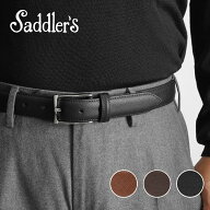 サドラーズ Saddler's ベルト G337 ブラック ダークブラウン ブラウン サフィアーノ レザー 【3.0cm幅】 …