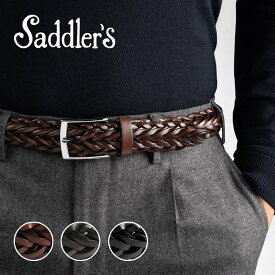 サドラーズ Saddler's カーフメッシュベルト 【3.5cm幅】 G76 ブラック ダークブラウン ブラウン メンズ ベルト ビジネス イタリア メッシュベルトメンズ メッシュベルト ビジネスベルト 黒ベルト 高級感 メンズベルト レザーベルト ブランドベルト 革ベルト 牛革 ブランド