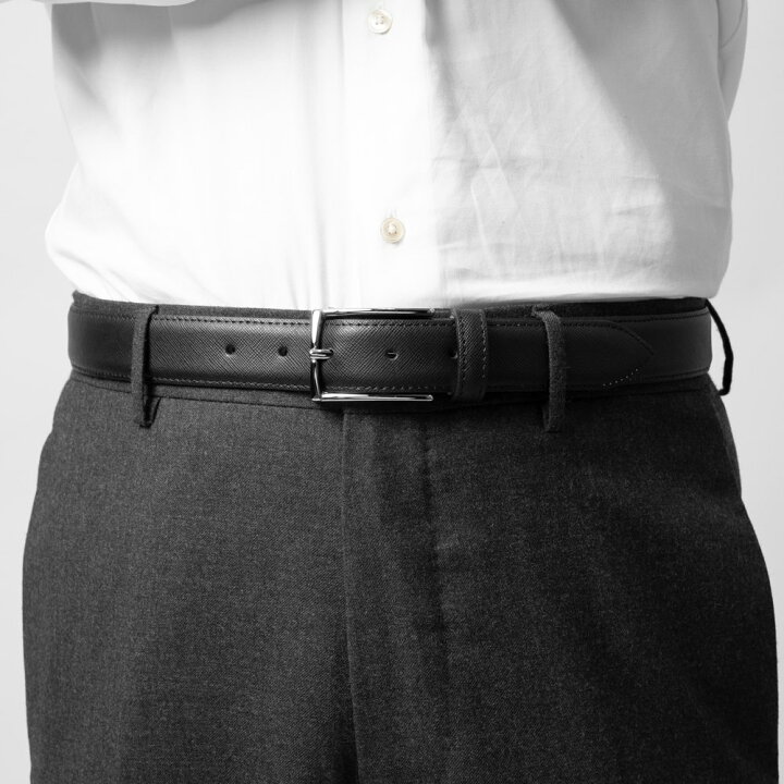 楽天市場 サドラーズ Saddler S ベルト G337 ブラック サッフィアーノ 3 0cm幅 メンズ ベルト ビジネス イタリア Grandpere