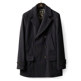 シーラップ SEALUP ピーコート ミドル丈 OBERON CABAN 50172 pコート メンズコート メンズピーコート ビジネス コート ウールコート ピーコートメンズ ウール カシミア カシミヤ コート 軽い アウター メンズアウター 男性 シンプル ロング ウール イタリア