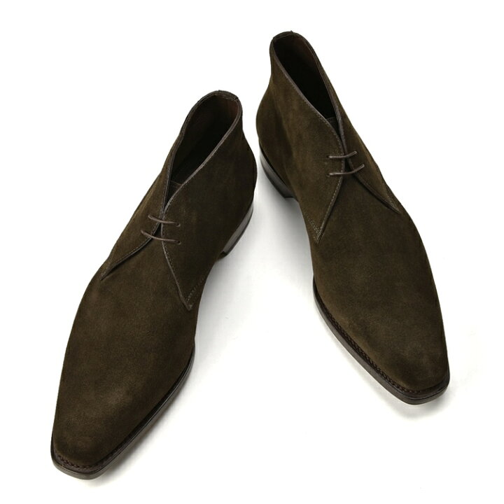 楽天市場】サントーニ SANTONI 13511 チャッカブーツ ダークブラウン 