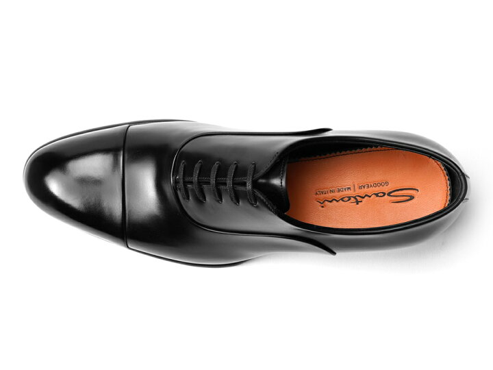 楽天市場】サントーニ SANTONI 12621 ストレートチップ ブラック 