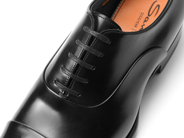楽天市場】サントーニ SANTONI 12621 ストレートチップ ブラック 
