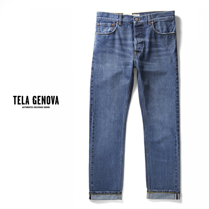 楽天市場】テラジェノバ TELA GENOVA デニム 5ポケット レギュラー 