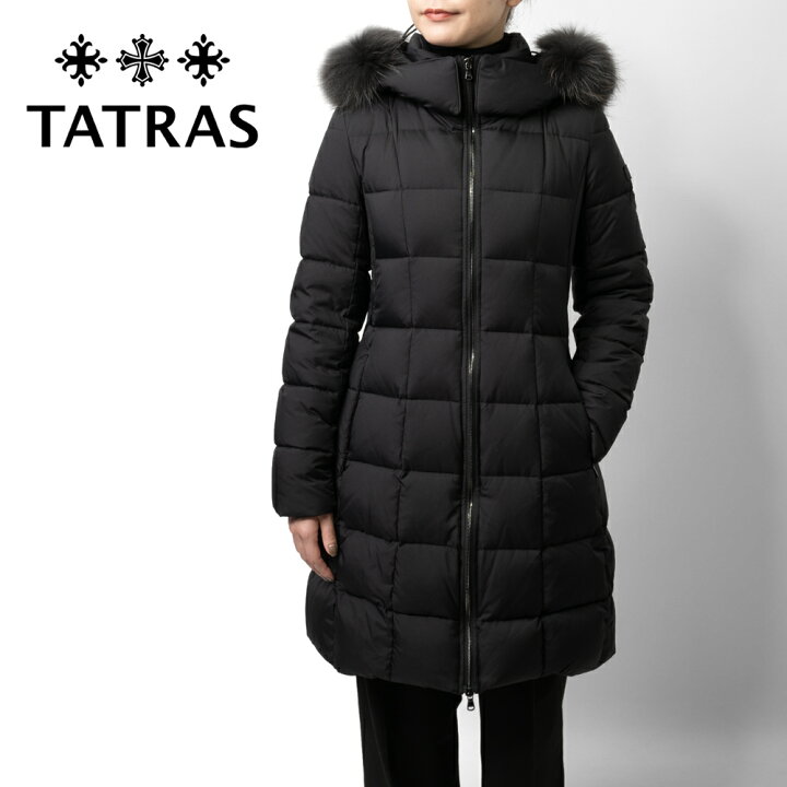 TATRAS☆タトラスダウンコートエレガンス高級ブラック 