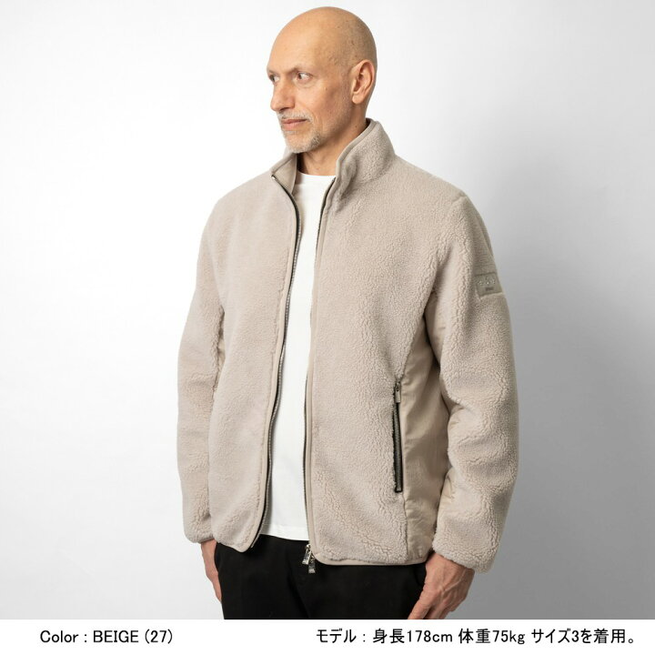 TATRAS☆ボアブルゾン02 ☆Msize☆BEIGE