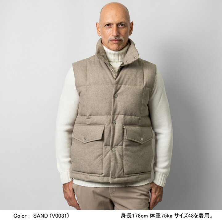 楽天市場】【返品不可】ヴァルスター VALSTAR ダウンベスト カシミア混 