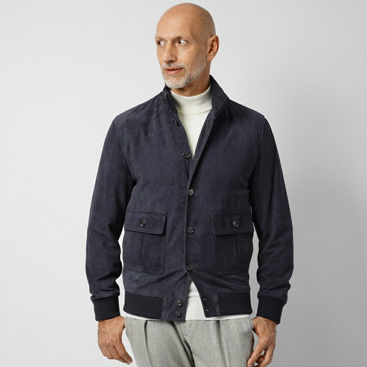 Schiatti リバーシブル レザー ヴァルスター ブルゾン ジャケット  