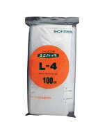 生産日本社(セイニチ)　ユニパック(チャック付ポリ袋)　L-4　100枚入