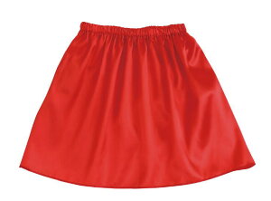 衣装ベース ソフトサテンフレアスカート M 赤