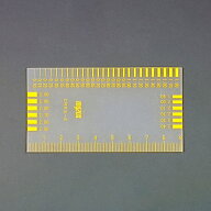 クラックスケール　0.1～3mm　黄目盛り付き　EA725VA-21