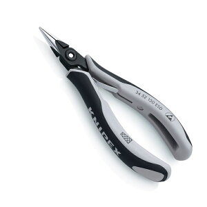 KNIPEX(クニペックス) ESD精密プライヤー 丸 クロスメッシュ 3452-130ESD