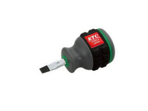 KTC樹脂柄スタッビドライバマイナス D1MS-6