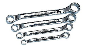 京都機械工具 KTC ネプロス 45°×6°ショートめがねレンチセット NTM5S04