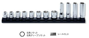 Ko-ken(�R�[�P��)�@Z-EAL 3/8(9.5mm)�\�P�b�g/�f�B�[�v�\�P�b�g�������[���Z�b�g(6�p�^�C�v)�@12�g�@RS3X00MZ/12