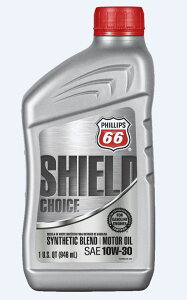 Phillips 66(�t�B���b�v�X 66)�@Shield Choice(�V�[���h�`���C�X) �K�\�����G���W����p�I�C���@10W-30 0.95L