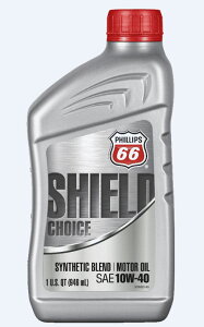 Phillips 66(�t�B���b�v�X 66)�@Shield Choice(�V�[���h�`���C�X) �K�\�����G���W����p�I�C���@10W-40 0.95L