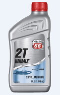 Phillips 66(フィリップス 66)　2T　UNIMIX 2-Cycle Motor Oil(ユニミックス2サイクル) バイク用エンジン…