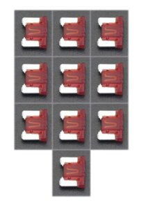 10Aԗpwq[Y@ԐF@10@F1050