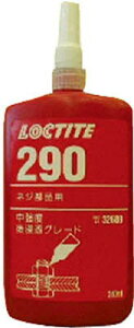 LOCTITE(ロックタイト) ねじ部品用嫌気性接着剤 290 中強度・後浸透 250ml
