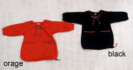子供服 トップス ボヘミアン風裏起毛チュニック( 90cm 95cm)保育園・メール便可40 ベビー服 女の子Tシャツ 赤ちゃん