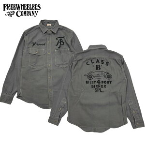 FREEWHEELERS / �t���[�z�C�[���[�Y / 1947 Birner RILEY 4 PORT SPECIAL Gemsa WORK SHIRT / UNION SPECIAL OVERALLS / 1930's STYLE / ���[�N�V���c / �J�X�^��